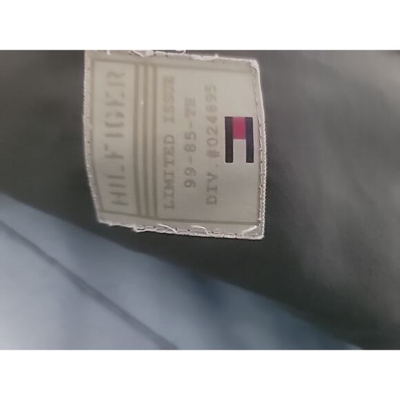 Tommy Hilfiger Men L Vtg Full Zip Jacket Green Military Nylon Limited Issue - Picture 9 of 16